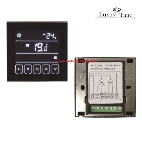 Raumthermostat LCD Thermostat Touchscreen T901 für Heizung Luft Klima Heizlüfter