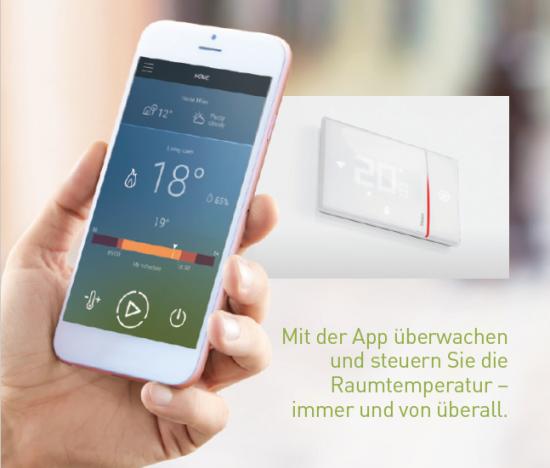 Smarther Thermostat Smart in weiß für Unterputzdosen per App steuerbar LEG XW8002