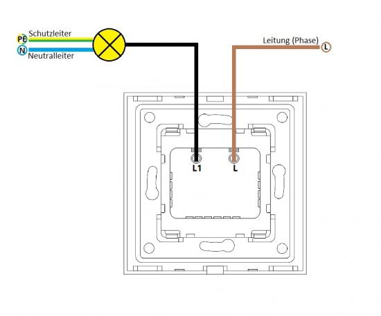 IR Bewegungsmelder Modul - LED geeignet Schwarz LUXUS-TIME
