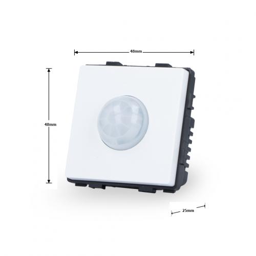 Alu IR Bewegungsmelder (LED geeignet) Wei LXBA1-MP-SR01-11 LUXUS-TIME 