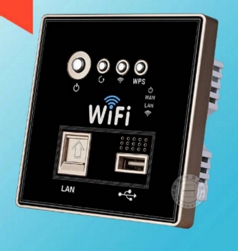 LUXUS-TIME Wifi Router Repeater Verstärker 3G LAN WPS mit USB Ladegerät in Schwarz 3G-LAN-WPS-12