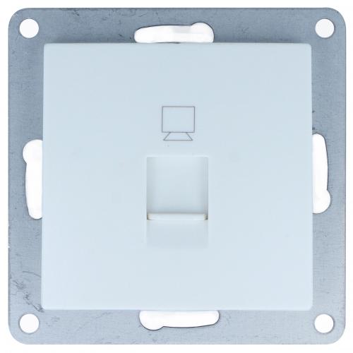 Netzwerkdose LAN RJ45 Modul Unterputz Wei LT1-C61CP LINA 