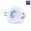 1x LED warm-weiDecken-Spot weies Gehuse IP44