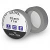 Lux-Tape Isolierband PVC 11m x 18mm Elektro Klebeband Kabel LUX-TAPE-15 Grau