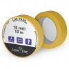 Lux-Tape Isolierband PVC 10m x 18mm Elektro Klebeband Kabel LUX-TAPE-22 Gelb