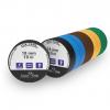 Lux-Tape Isolierband 10er Set PVC 11m x 18mm Elektro Klebeband Kabel LUX-TAPE-88