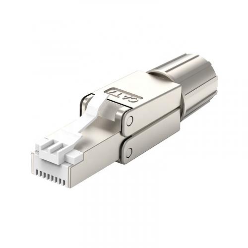 CAT7 Netzwerkstecker RJ45 werkzeuglos AWG22 Stecker Ethernet LAN