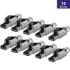 10x CAT8 Netzwerkstecker RJ45 werkzeuglos AWG22 Stecker Ethernet LAN