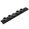 Steckdosenschienensystem Track 100cm AP + 4 Steckdosen + USB Schwarz