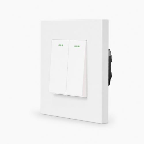 One 2-faches Wechselschalter Serienschalter Wippe Wei� LUXUS-TIME 