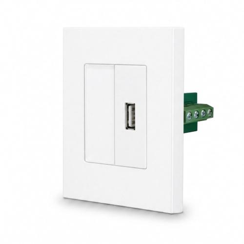 One USB Datendose zur Daten�bertragung Wei� LUXUS-TIME 