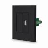 One USB Datendose Schwarz LUXUS-TIME 