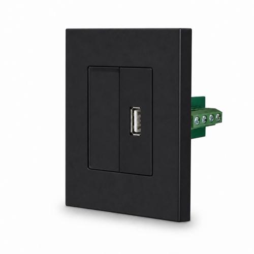 One USB Datendose zur Daten�bertragung Schwarz LUXUS-TIME 