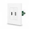 One USB Daten + HDMI Modul Wei� LUXUS-TIME 