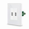 Glas 2 USB Daten Moduel Wei� LUXUS-TIME 