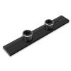 Steckdosenschienensystem Track 40cm AP + 2 Steckdosen Schwarz