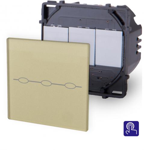 1-faches Dimmer Modul Touch Gold LX-701D-13 LUXUS-TIME 