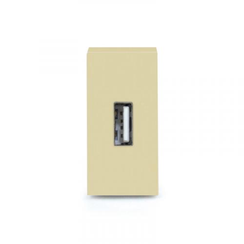 1/2 USB Daten Modul Gold X-Datendose-13 LUXUS-TIME 