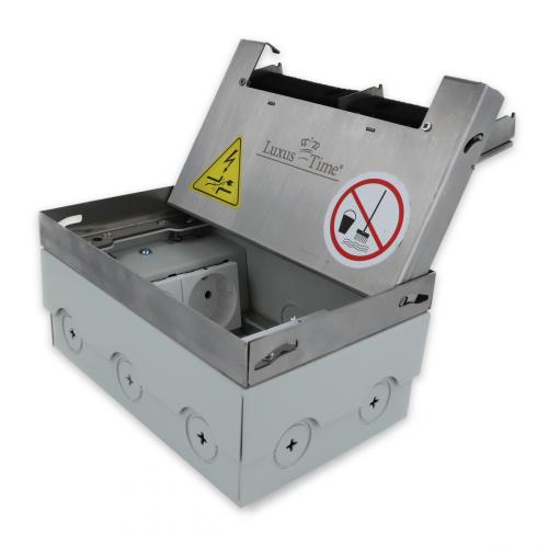 Edelstahl Bodentank m. Steckdosen LX-FM-204-4x211