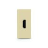 Multimedia-Wandanschluss (HD-kompatibel) 1/2 Modul Gold LX-HDMI-13 LUXUS-TIME 