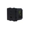 USB C+A Schnellladegert 65W Schwarz Luxus-Time