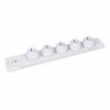 Steckdosenschiene Beleuchtet mit USB A+C + 5x Steckdose 100cm AP Wei�