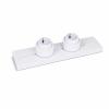 Steckdosenschiene mit zwei Steckdosen 40cm AP Wei�