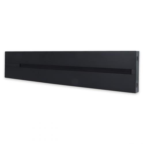 Steckdosenschienensystem Power Track Aufputz 50 cm Schwarz