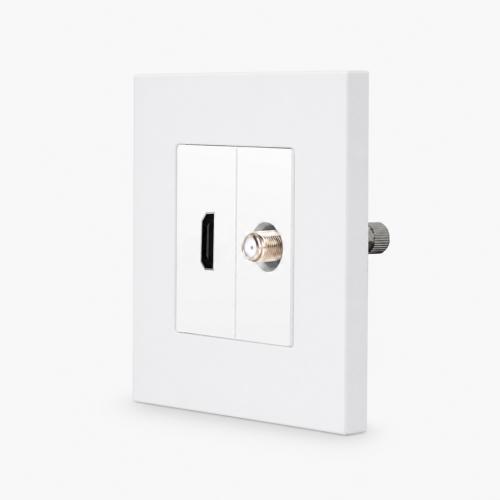 One SAT + HDMI Modul Wei� LUXUS-TIME 