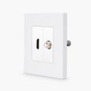 One SAT + HDMI Modul Wei� LUXUS-TIME 