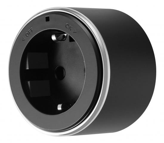 Steckdosen Modul fr Steckdosenschienensystem Power Track Schwarz