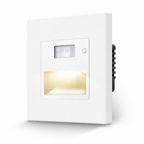 One Treppenbeleuchtung mit Bewegungsmelder Wei� LUXUS-TIME 