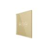 Street / Point NUR TOUCHFELD Touch Blende f�r Rolladenschalter mit Stop Gold 