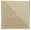 Lux / Point  NUR TOUCHFELD Touch Blende f�r WIFI Dimmer Gold