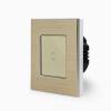 Alu 1-facher Lichtschalter Touch Gold LXBA1/P-701-13 POINT 