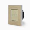 Alu 3-facher Lichtschalter Touch Gold LXBA1/P-703-13 POINT 