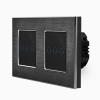 Alu 2 Dimmer Touch Schwarz LXBA2/P-701D-701D-12 POINT 