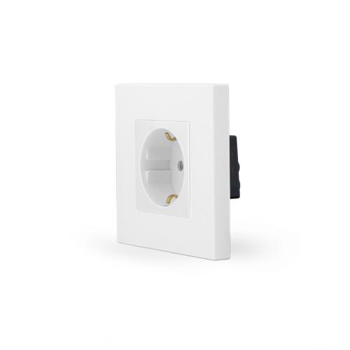 One 1-fache Steckdose Wei� ONE-Serie LXBK1-11-71-11 LUXUS-TIME 