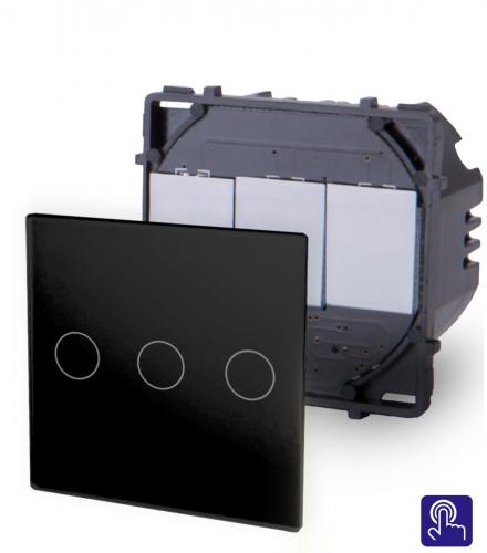 1-faches Dimmer Modul Touch Schwarz P-701D-12 POINT 