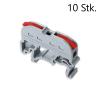 10x Reihenklemme Verbindungsklemme fr Hutschiene PCT-121-Red