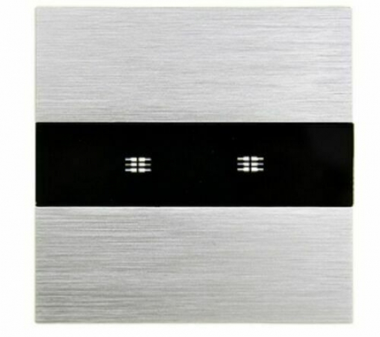 2-facher WLAN Lichtschalter Touch Silber PWM2-M302-11 M3