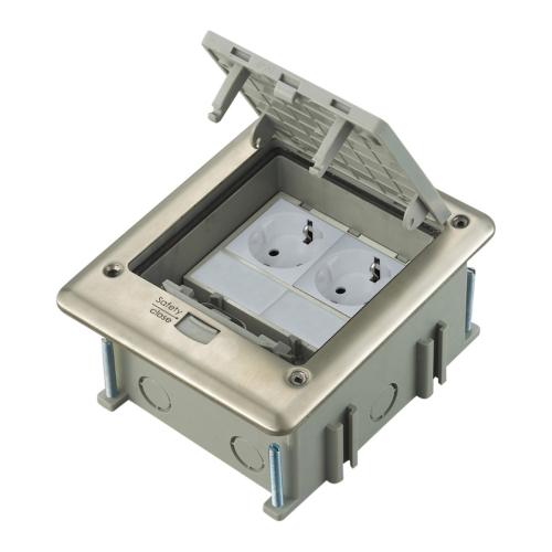 Modularer Bodentank mit Steckdosen � IP66, erweiterbar f�r Mehrfachinstallation