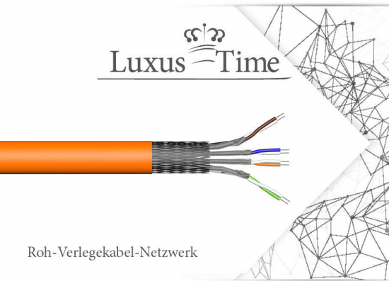 50m CAT7 LAN Kabel Ethernet Simplex Kabel STP 4X2XAWG23 PIMF/FRNC