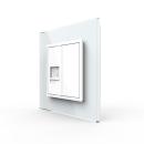 1-fache Netzwerkdose CAT6A VL-C7-1CAT6A/SR-11-A Wei� LIVOLO 