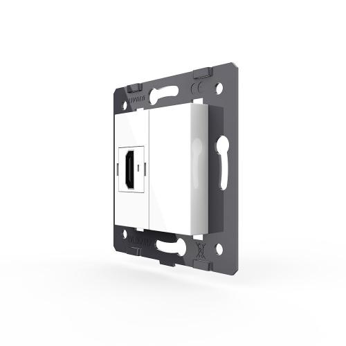 Multimedia-Wandanschluss (HD-kompatibel) 1-faches Modul wei VL-C7-1HD-11 LIVOLO