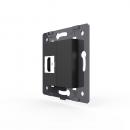 Multimedia-Wandanschluss (HD-kompatibel) 1-faches Modul schwarz VL-C7-1HD-12 LIVOLO 