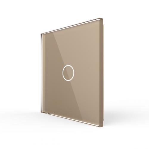 1-fache Blende 1 Touch-Schalter Gold LIVOLO