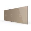 3-fache Blende 3 Touch-Schalter Gold LIVOLO