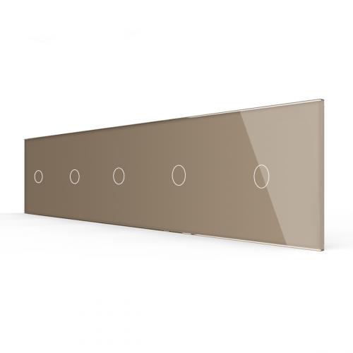 5-fache Blende 5 Touch-Schalter Gold LIVOLO
