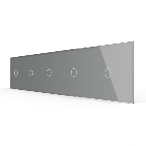 5-fache Blende 5 Touch-Schalter Grau LIVOLO